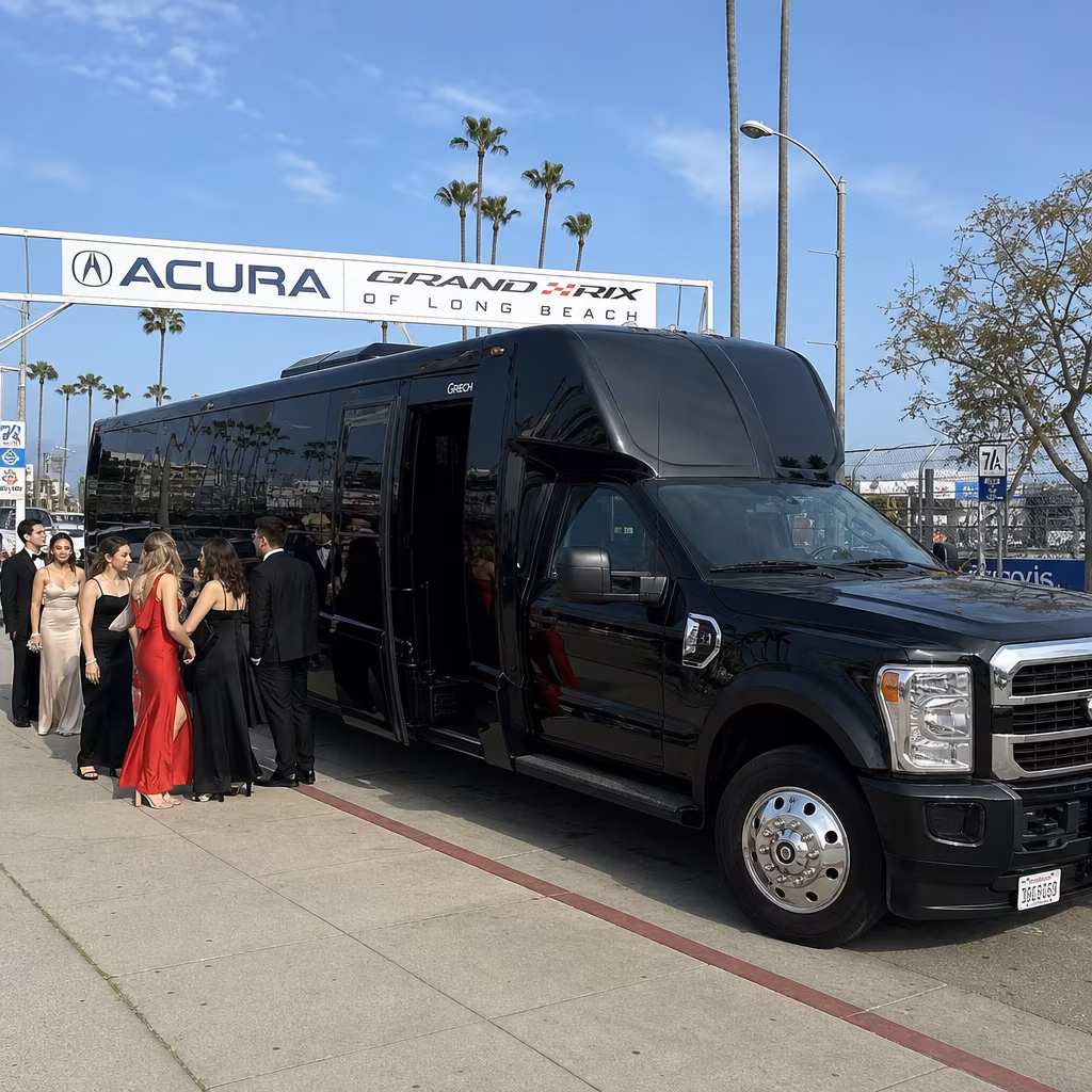 The Complete Guide to Group Bus Transportation for the Acura Grand Prix of Long Beach
