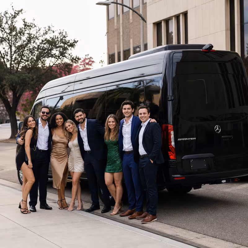 Lakewood Bachelor & Bachelorette Transportation fleet vehicle