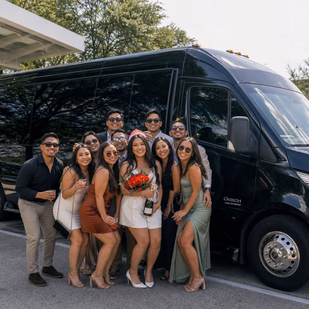 Birthday party bus