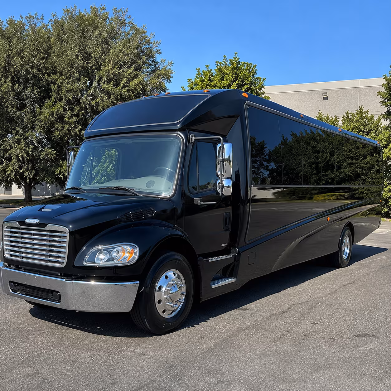 Lakewood Airport Shuttle & Transportation party bus exterior