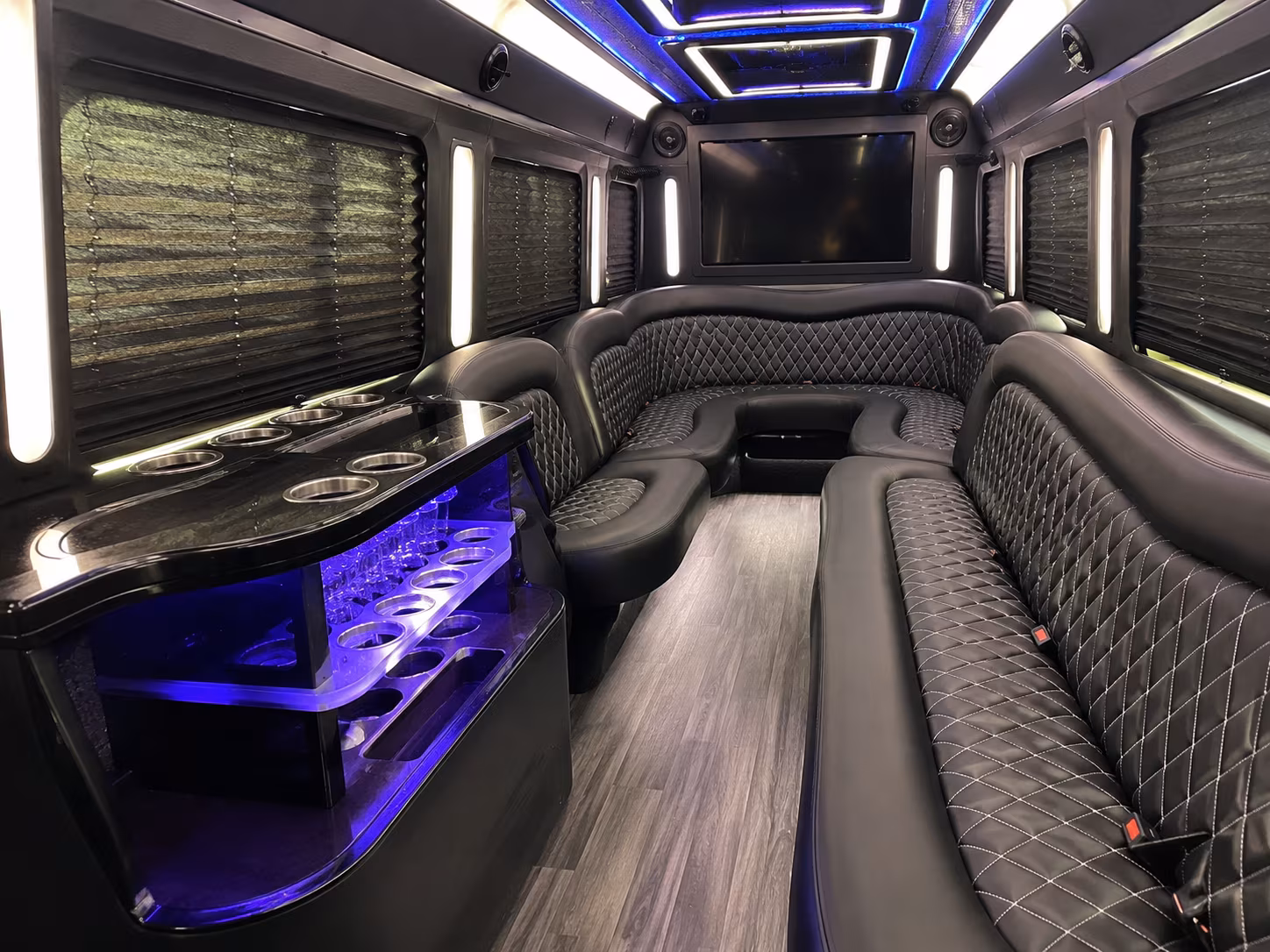 Lakewood Concert & Music Festival Transportation party bus exterior