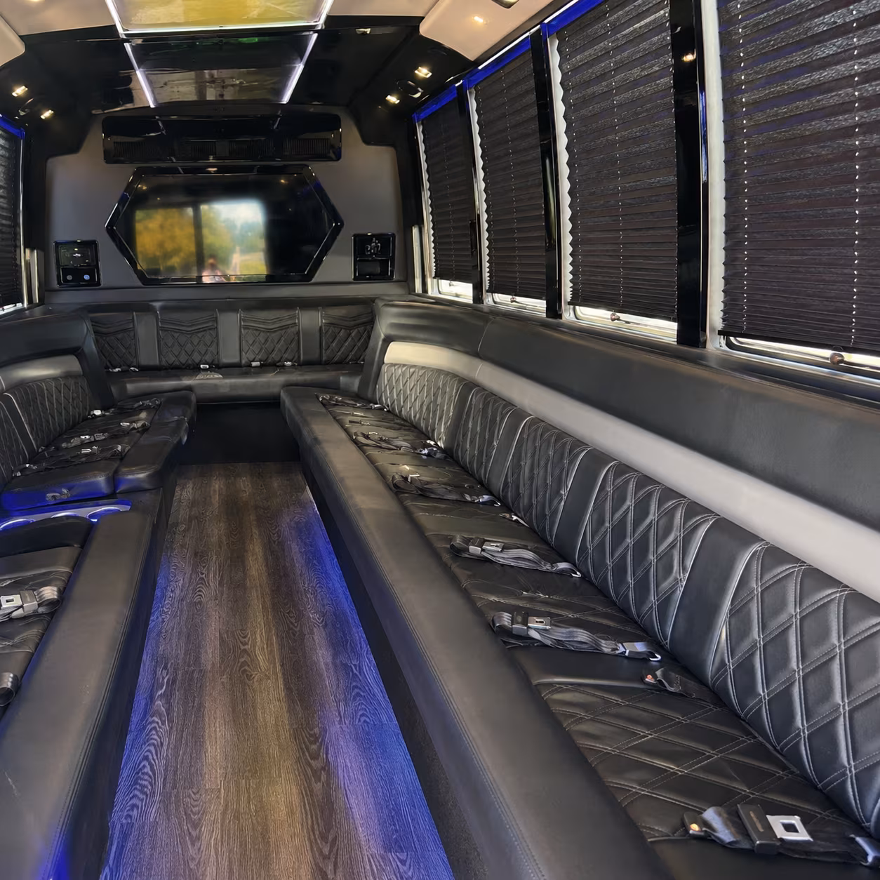 Lakewood Concert & Music Festival Transportation party bus exterior