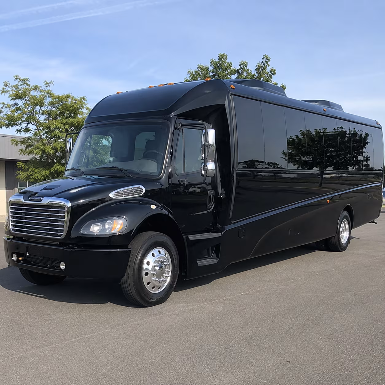 Lakewood Corporate Transportation party bus exterior