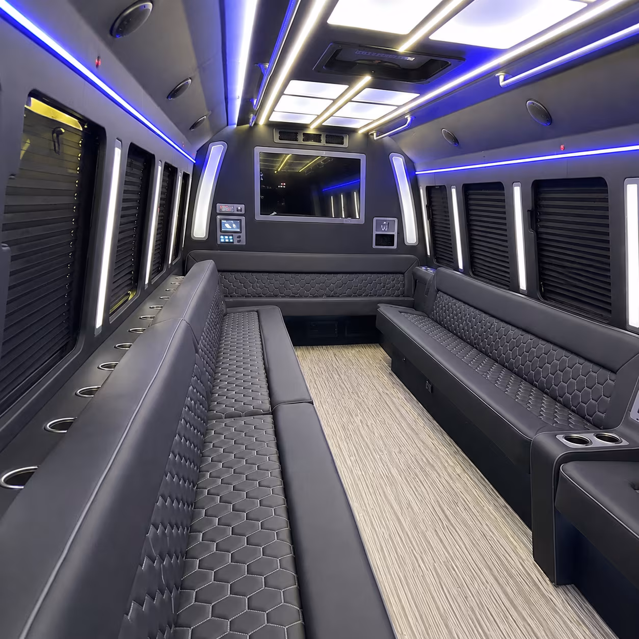 Lakewood Prom & Homecoming Transportation party bus exterior