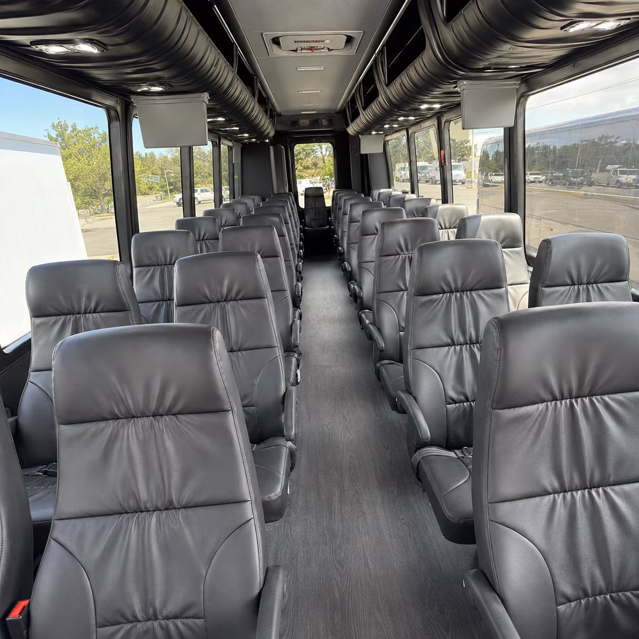 Lakewood School Event Transportation party bus exterior
