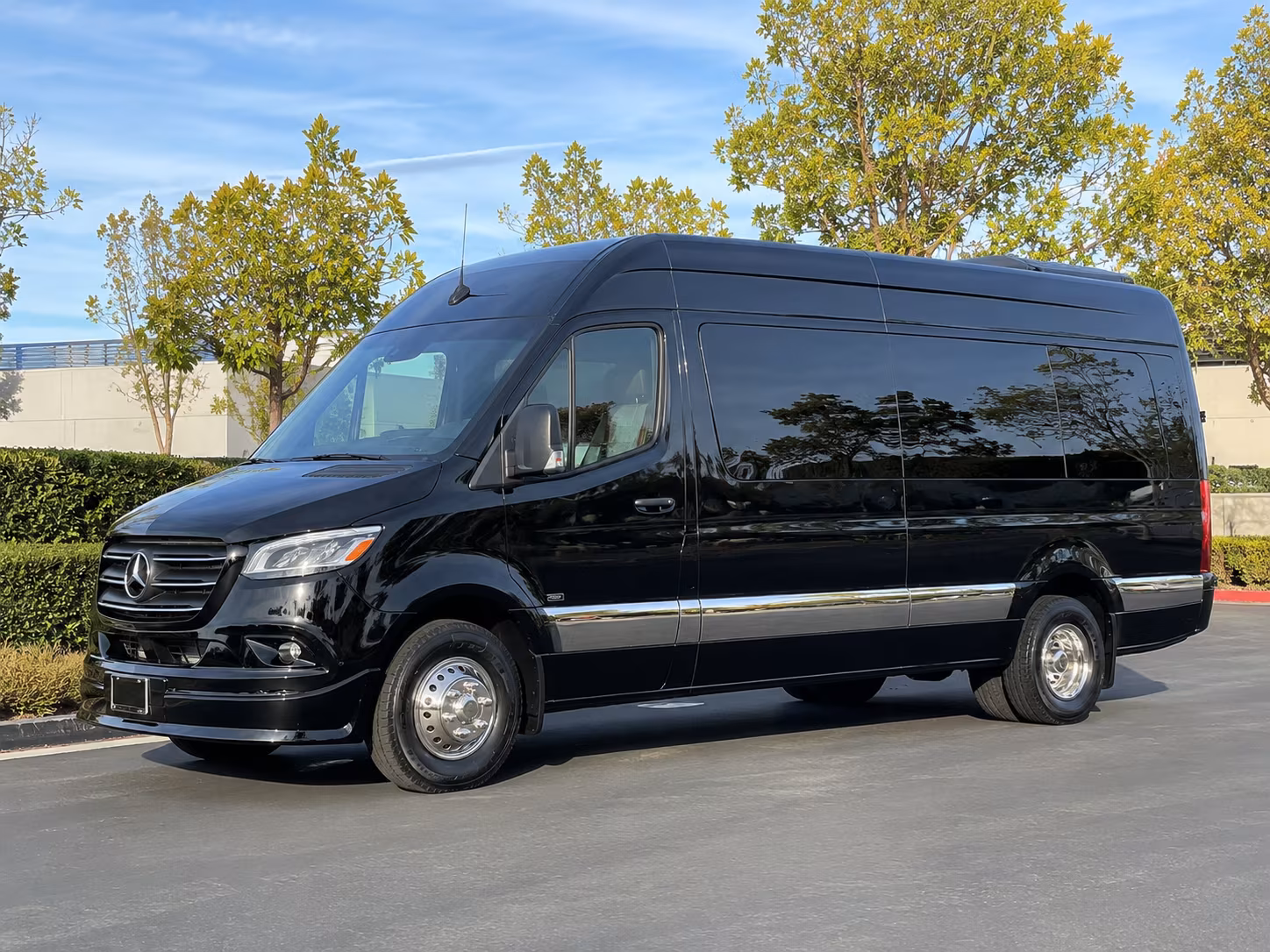 Lakewood School Event Transportation party bus exterior