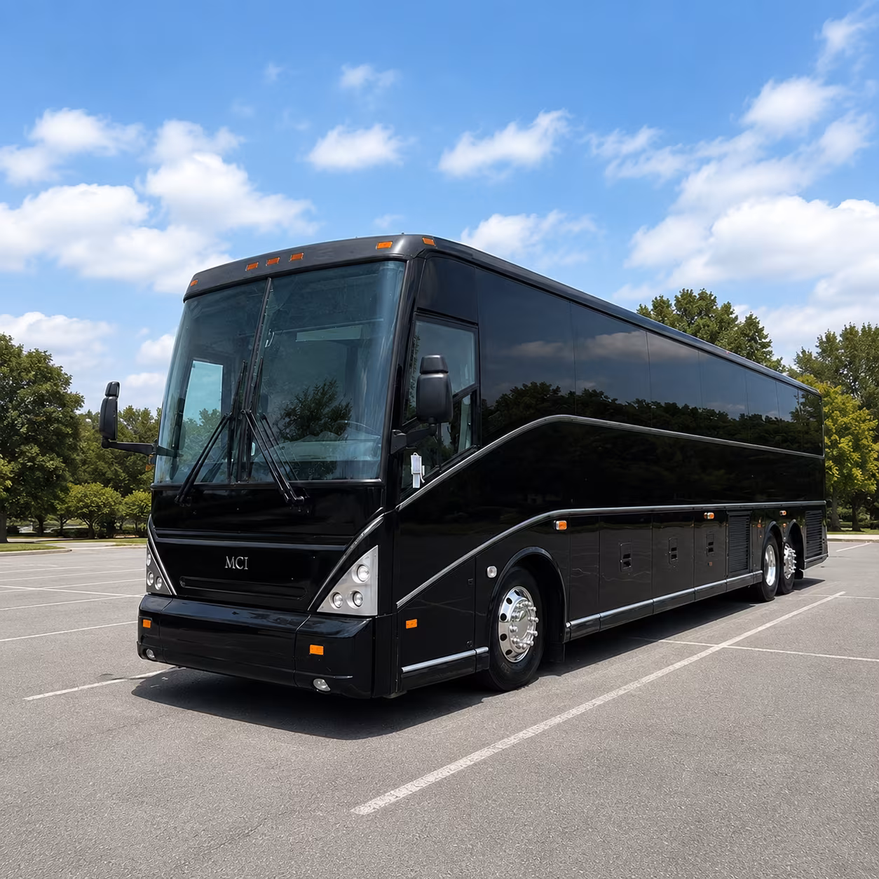 Lakewood School Event Transportation party bus exterior