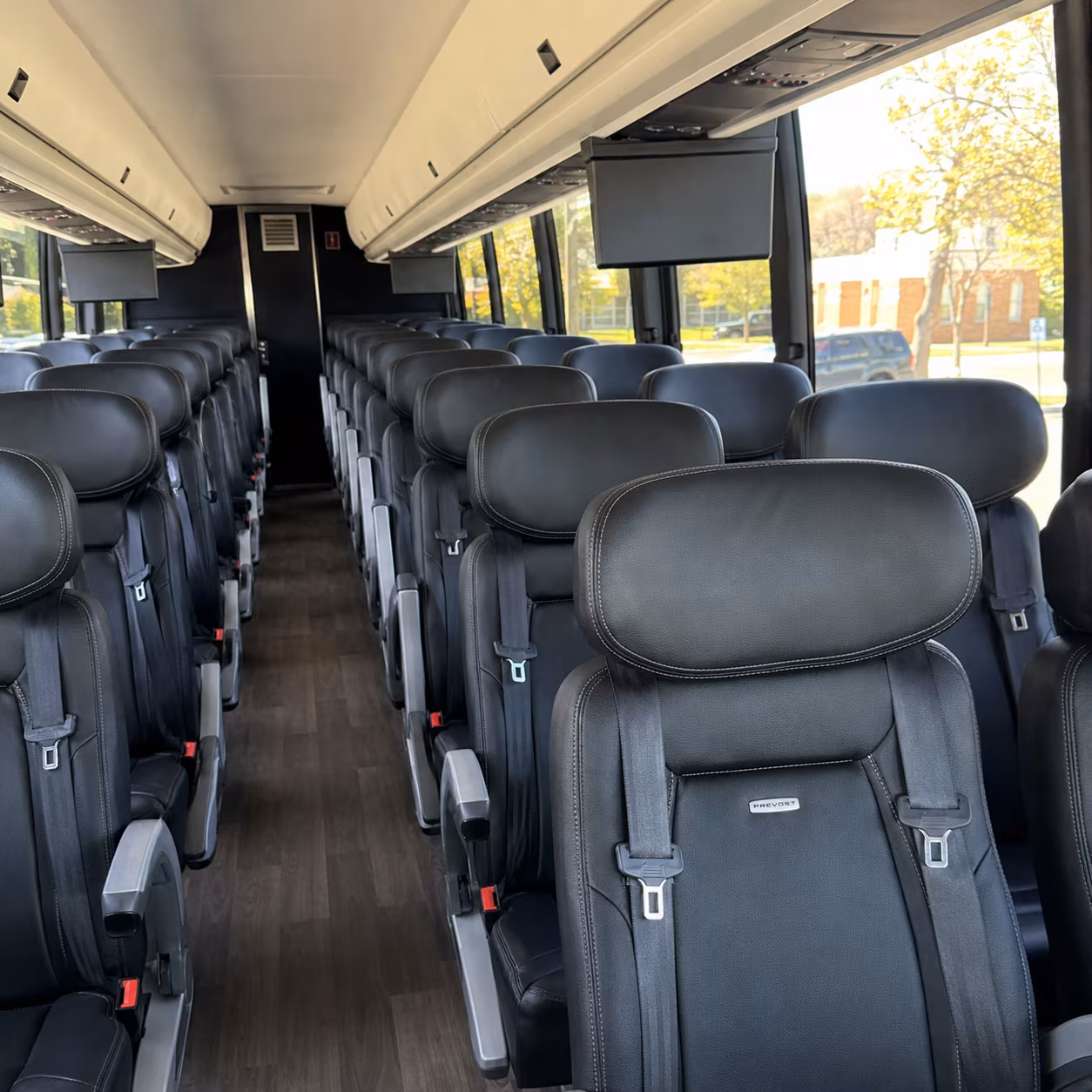 Lakewood School Event Transportation party bus exterior