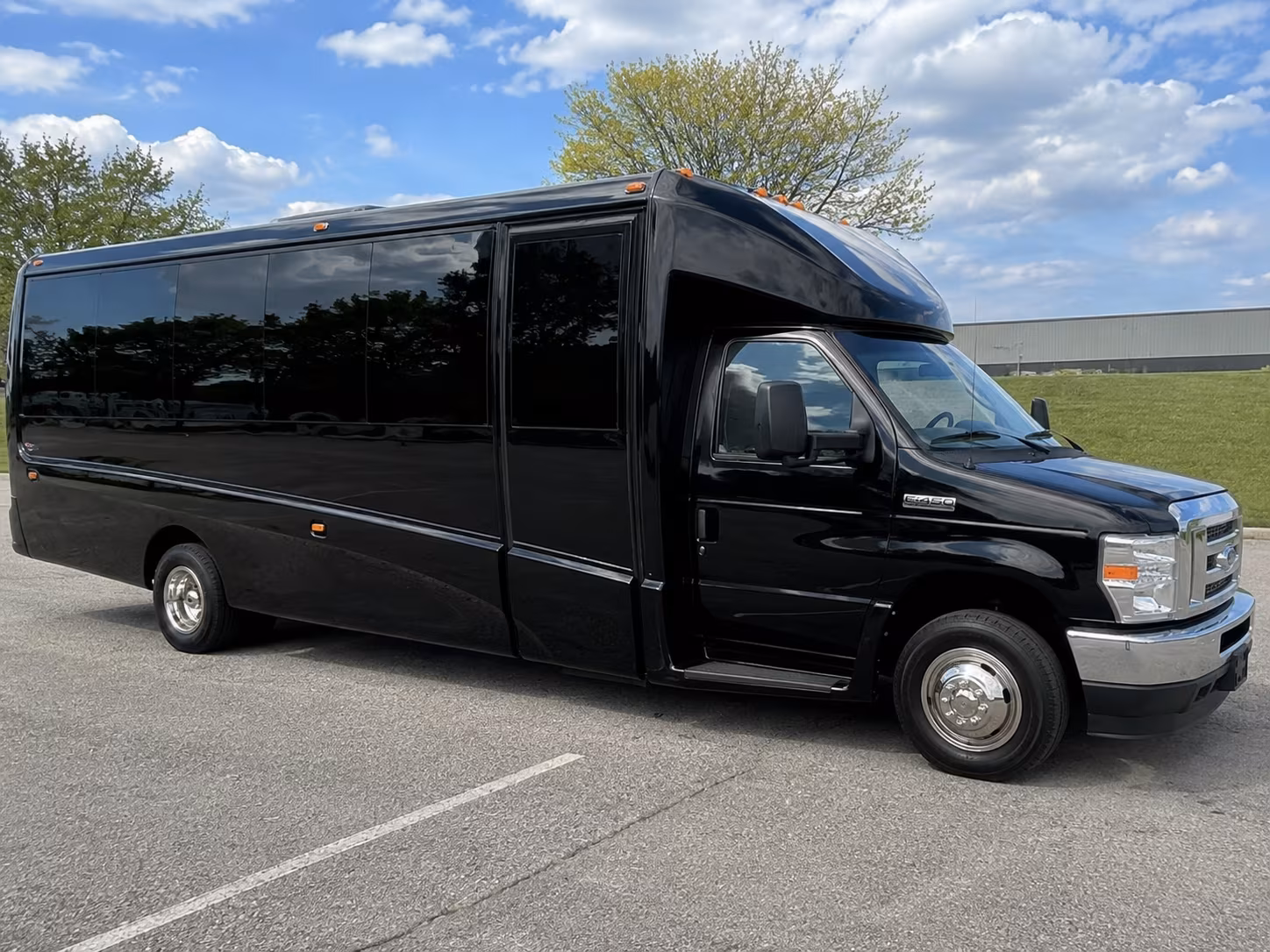 Lakewood School Event Transportation party bus interior