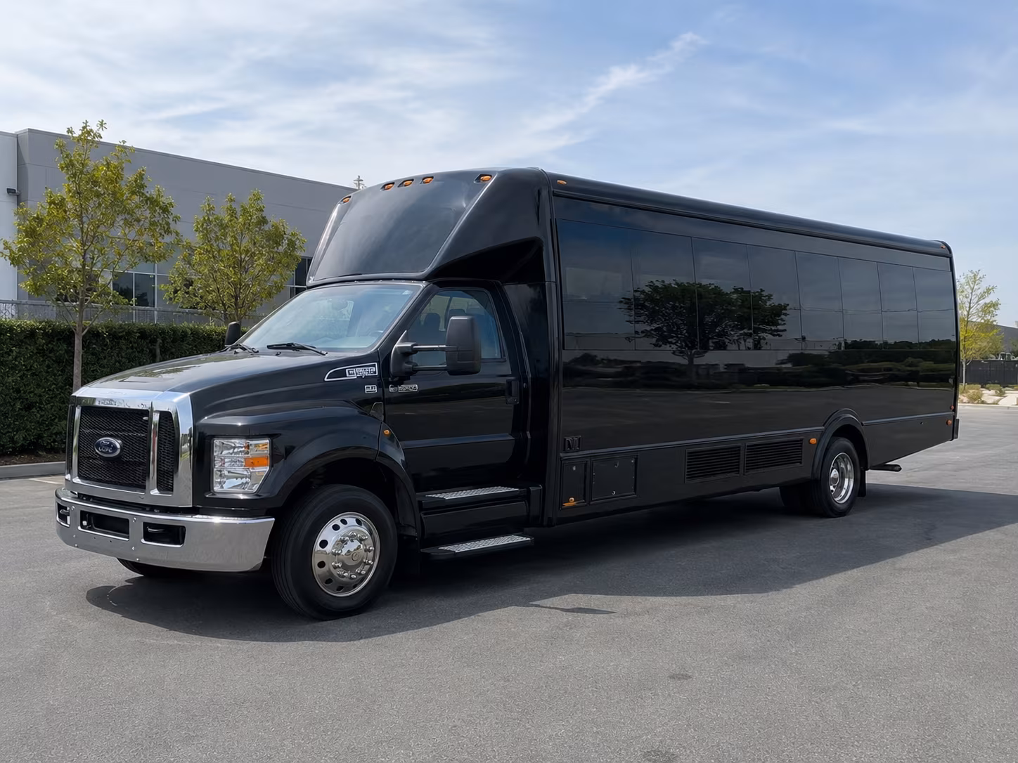 Lakewood Sporting Event Transportation party bus exterior