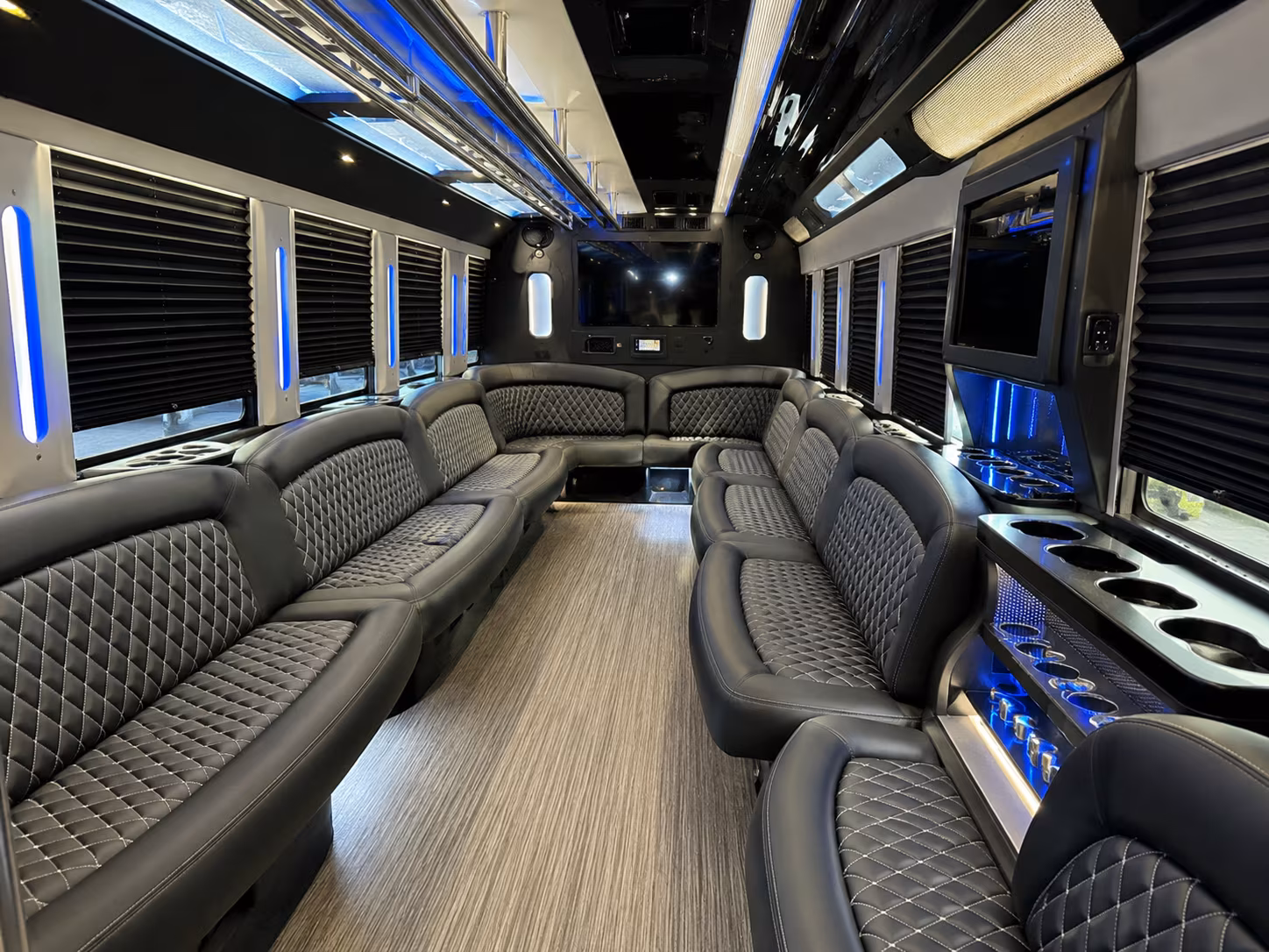 Lakewood Sporting Event Transportation party bus exterior