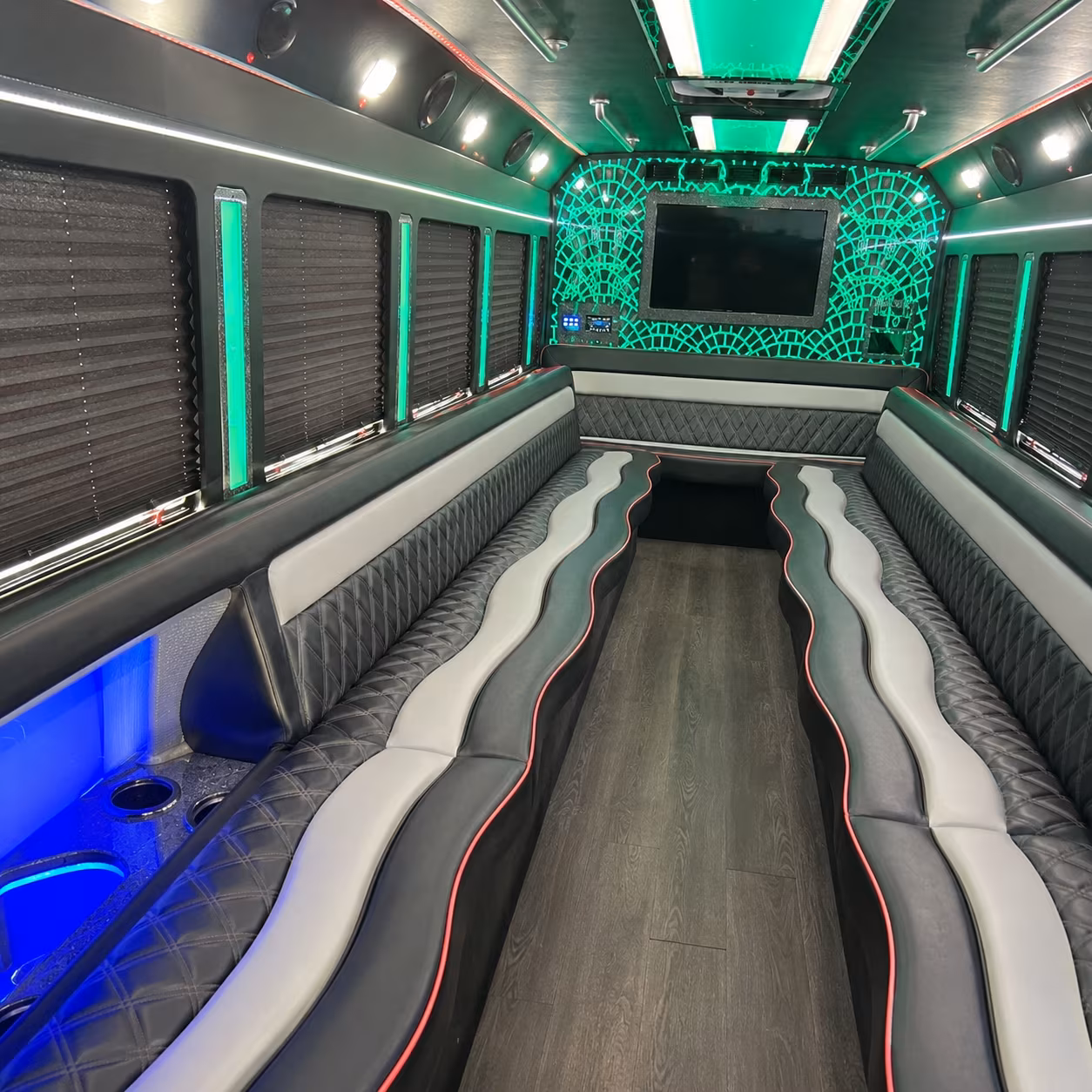 Lakewood Sporting Event Transportation party bus exterior