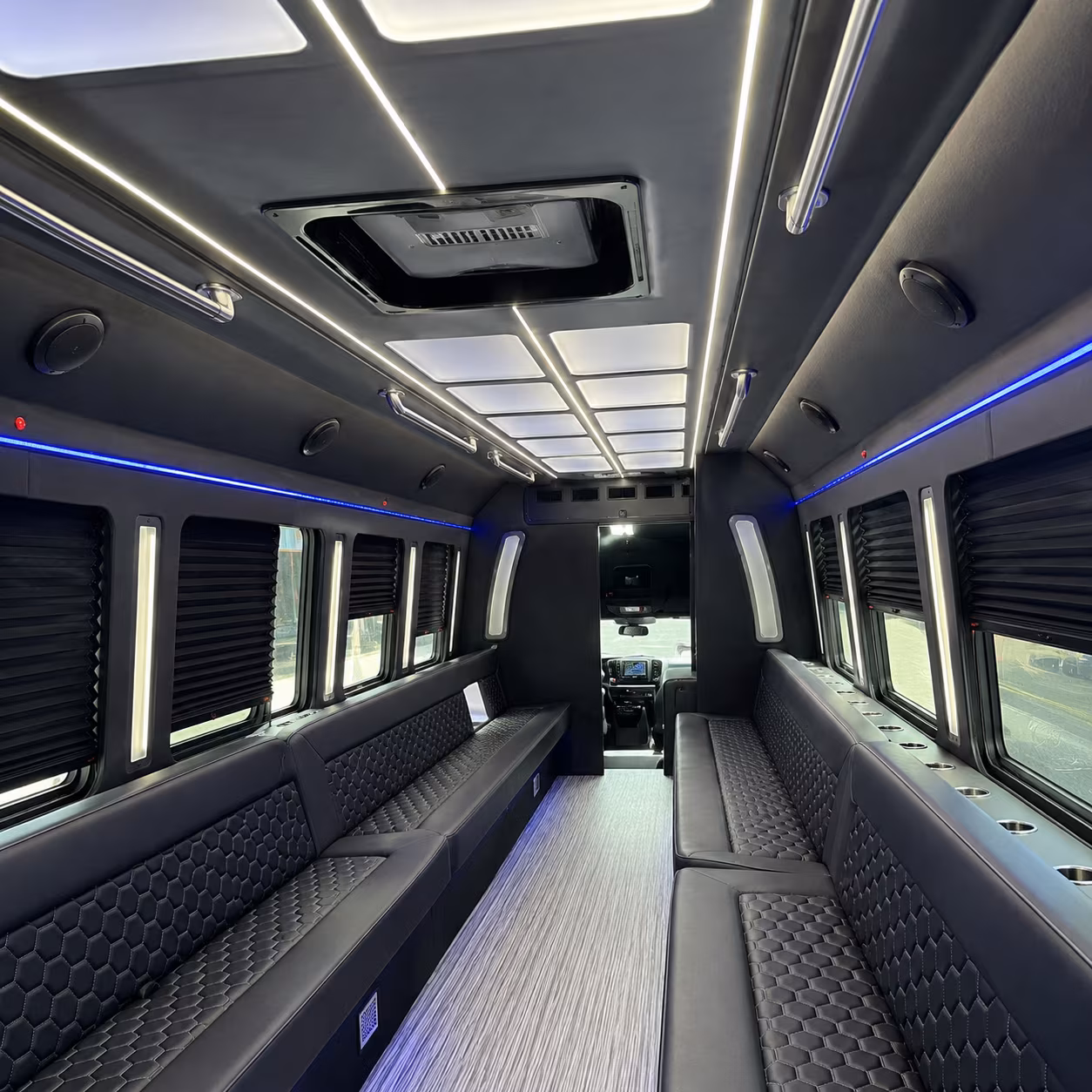 Lakewood Wedding Transportation party bus exterior