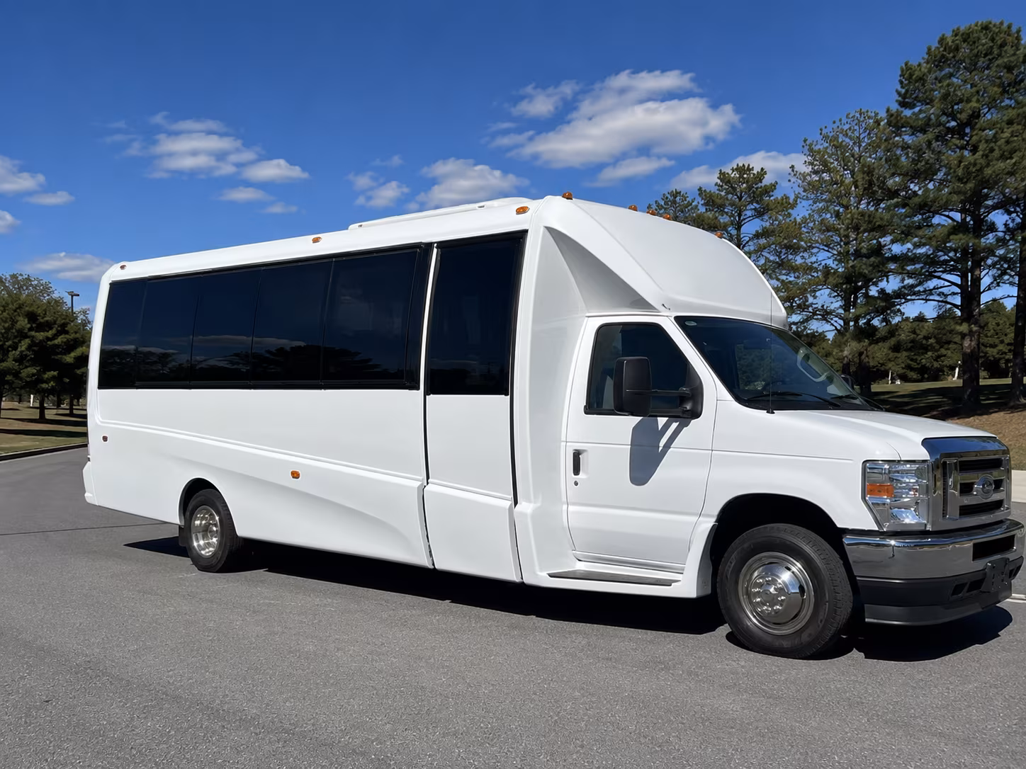 Lakewood Wedding Transportation party bus interior