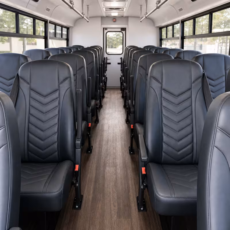 15-35 Passenger Minibus Interior