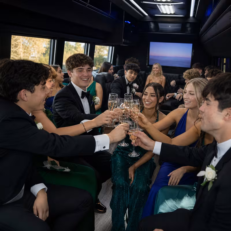 Lakewood Prom & Homecoming Transportation fleet vehicle
