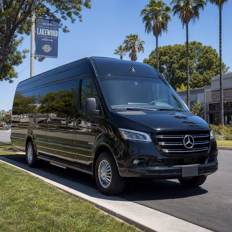 14 Passenger Sprinter Limo Exterior