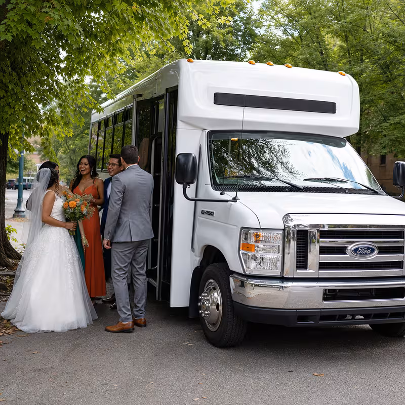 Lakewood Wedding Transportation fleet vehicle