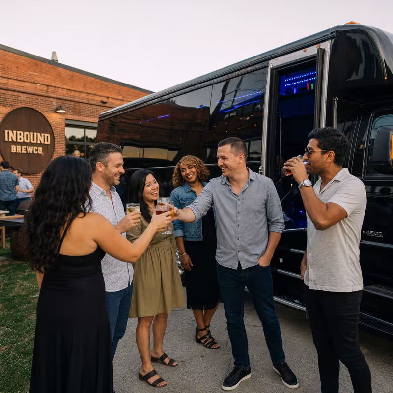 Lakewood Winery & Brewery Tour Transportation fleet vehicle